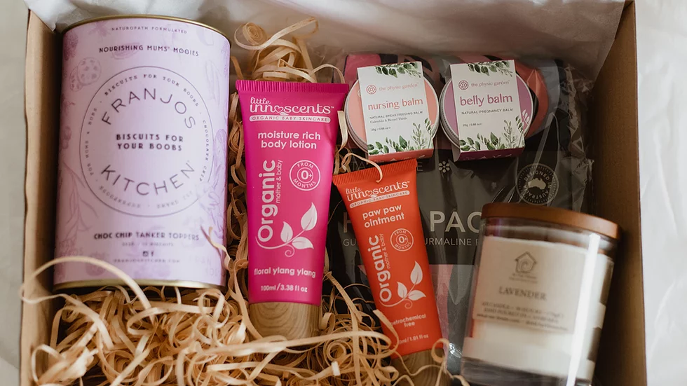 The new mumma gift hamper from Baby and Mumma Gifts